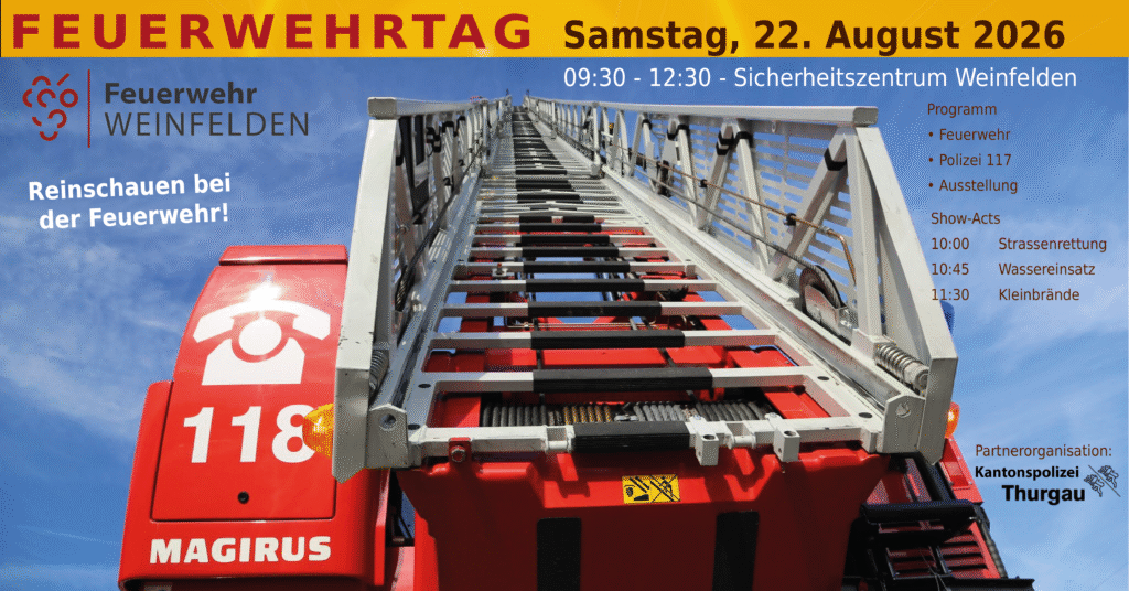 Feuerwehrtag 2026 – 22. August